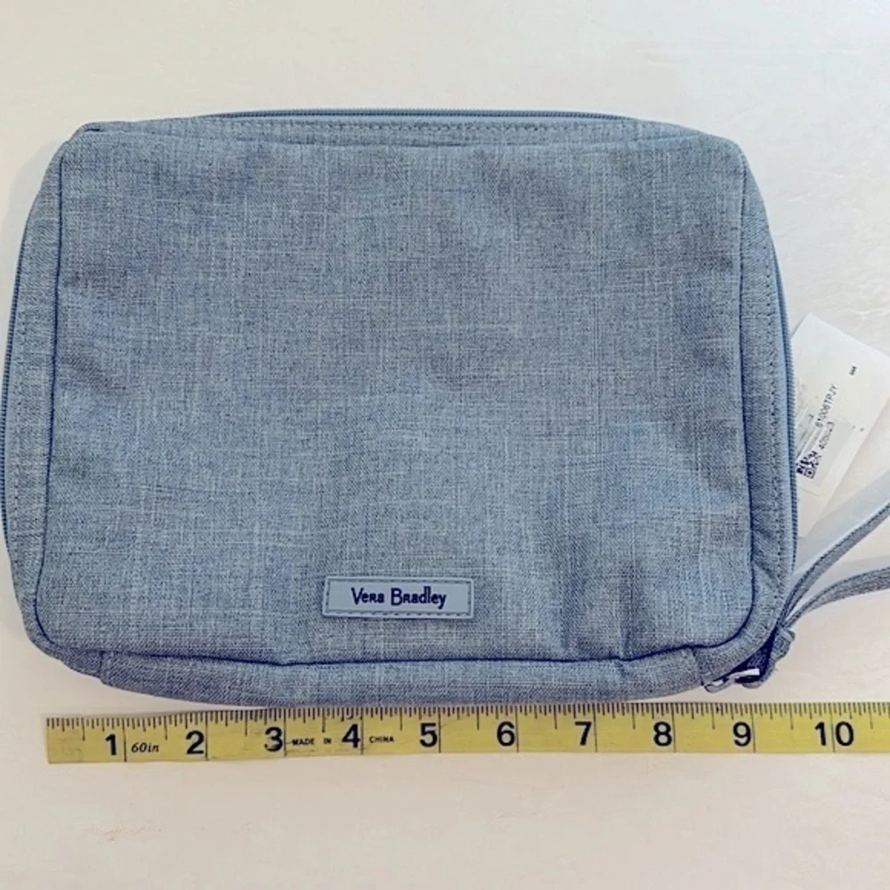 NEW! Vera Bradley ZEN GRAY Lighten up Wipes Pouch NWT